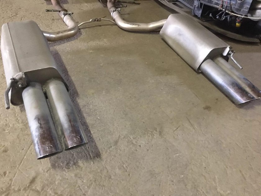 W203 выхлоп Брабус