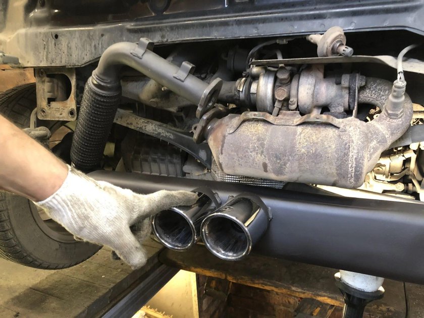 Глушитель смарт 451 Брабус