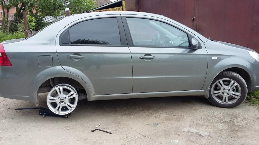 Шевроле авео т250 на литых дисках р 16