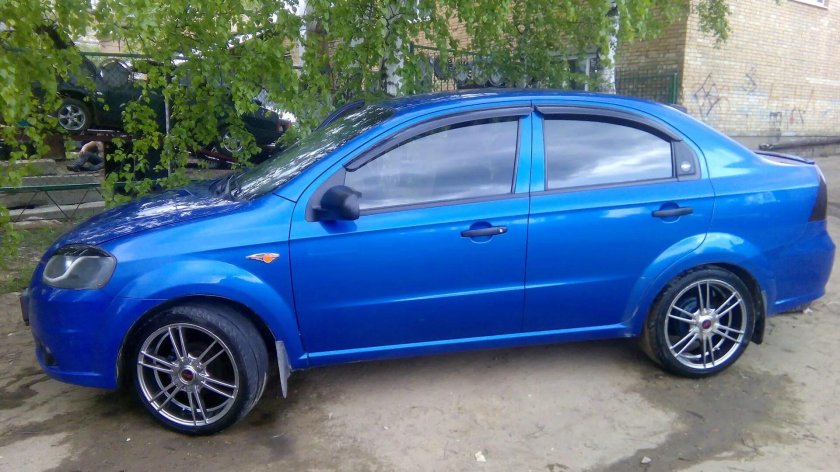 Шевроле Авео т250 на литье r15