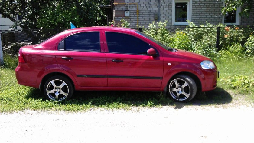 Шевроле Авео т250 на r16
