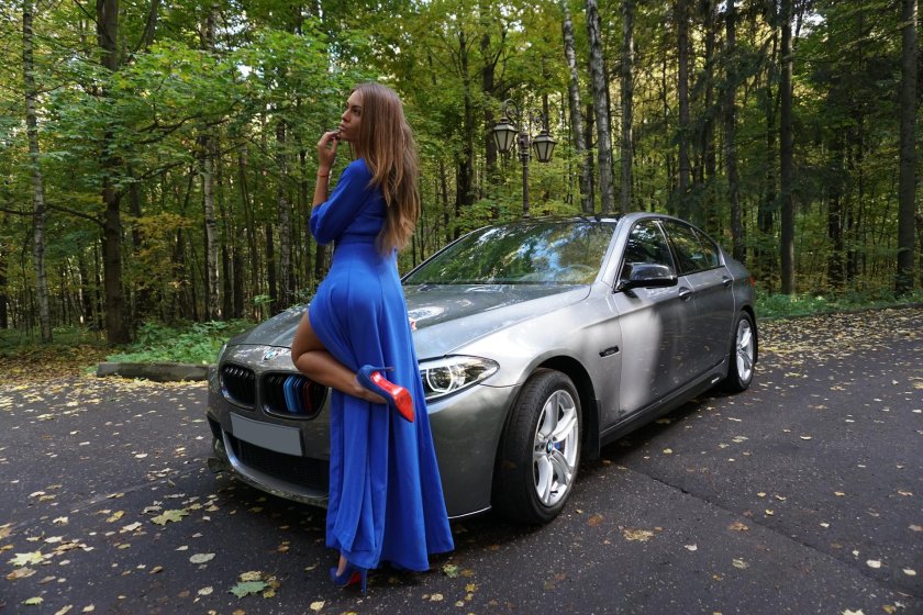 БМВ е60 и девушки