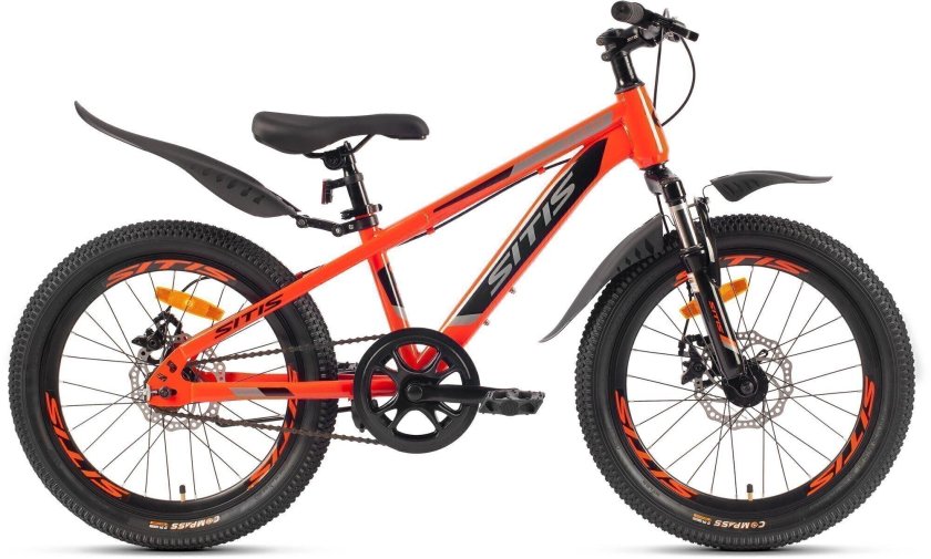 Велосипед 20" Nameless Sport черный/оранжевый