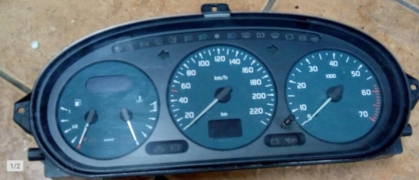 Панель приборов Рено Меган Сценик 1