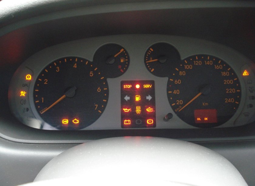 Приборная панель Рено Лагуна 2