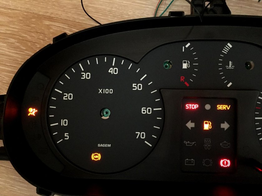 Приборная панель Рено Симбол