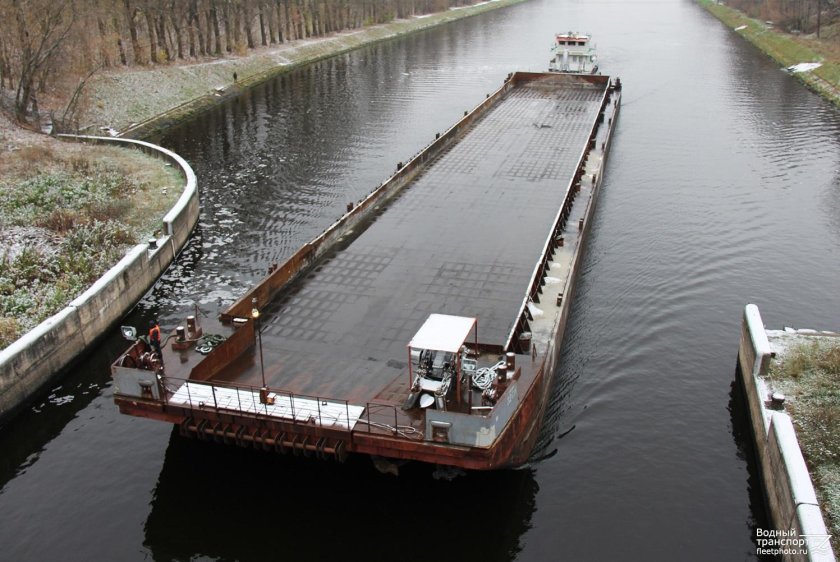 Понтон - пр 100, стотонная баржа-Аппарель