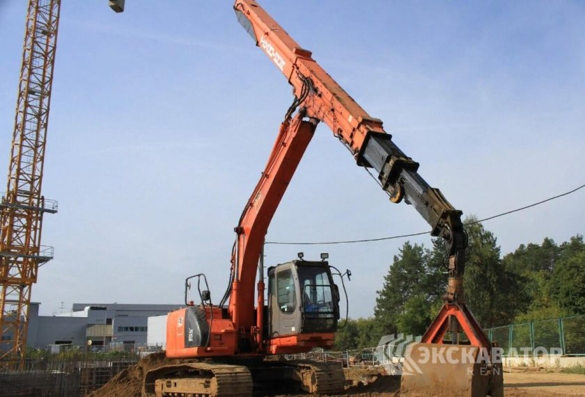 Hitachi Zaxis 225 грейфер
