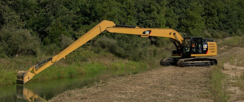 Длиннорукий экскаватор Cat 320
