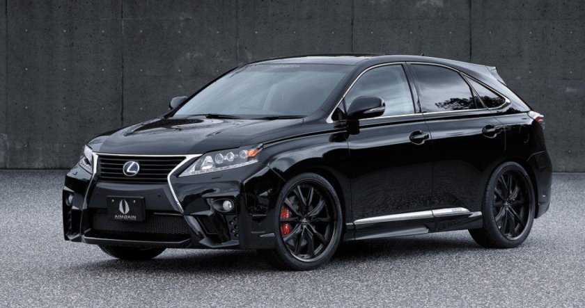 Lexus rx350 2015 Tuning черный