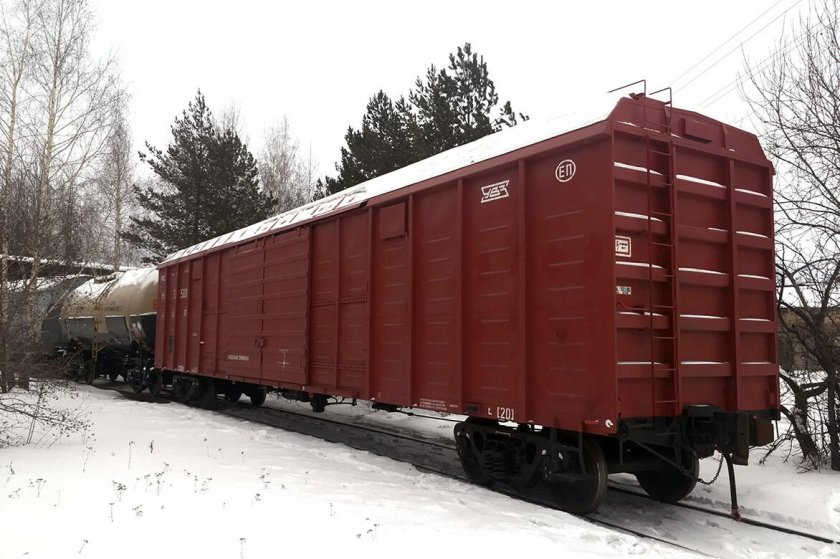 Крытый вагон модель 11-5225