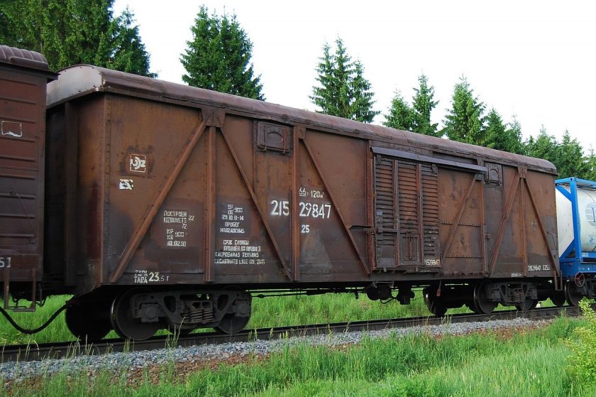 Вагон РЖД Крытый грузовой