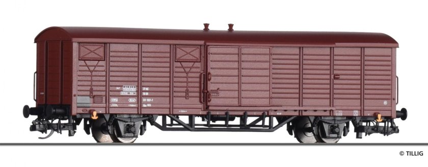 Крытый вагон roco 66646