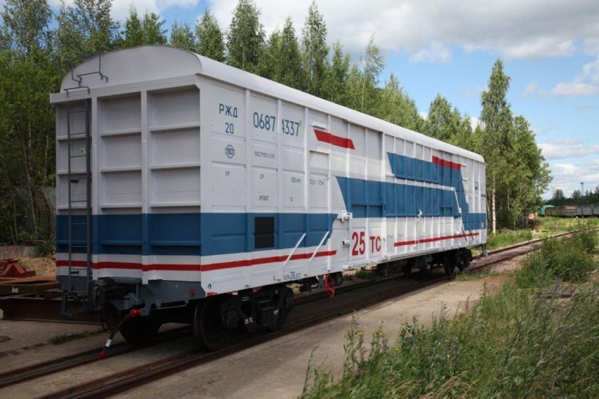 Крытый универсальный вагон (модель 11-6874)