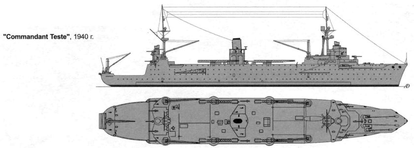 Commandant teste гидроавианосец