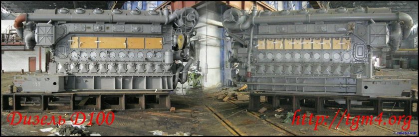 Дизель 10д100