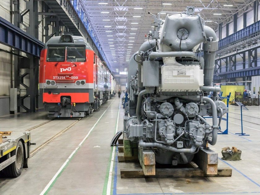 Тепловоз 3тэ25к2м 0086