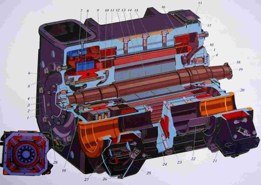 Тяговый электродвигатель 2тэ116