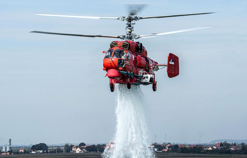 Пожарный вертолет ка-32