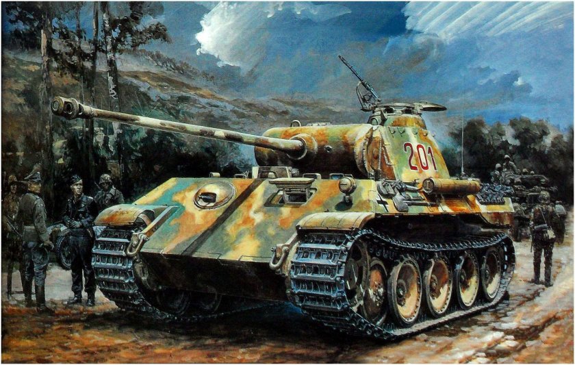 Немецкий танк пантера второй мировой