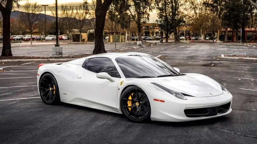 Ferrari 458 white