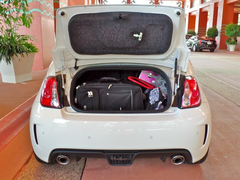 Fiat 500 Cabrio багажник