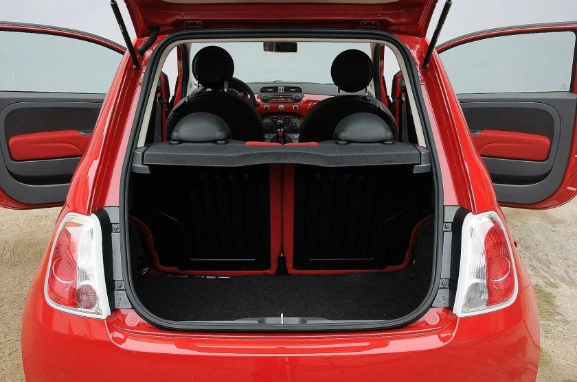 Fiat 500 багажник