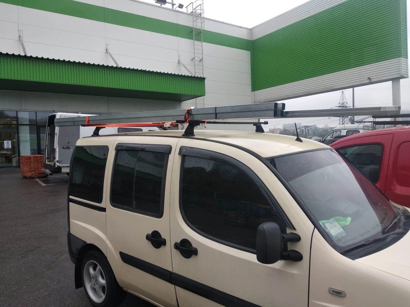 Багажник на крышу Фиат Добло