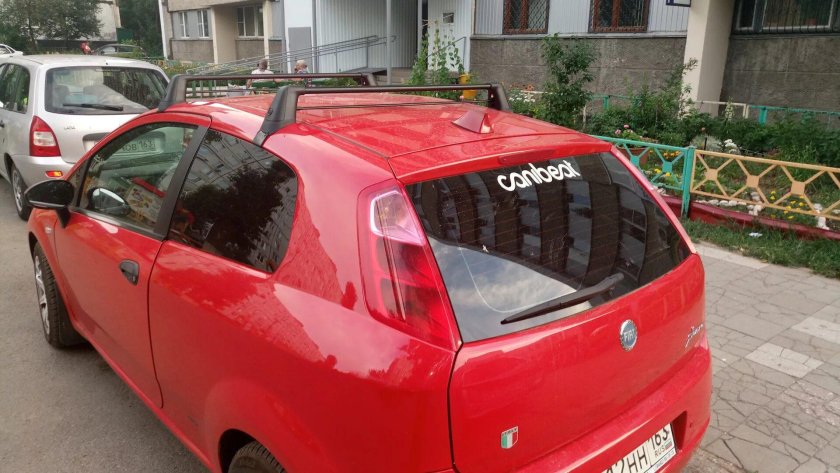 Багажник на крышу Фиат Пунто