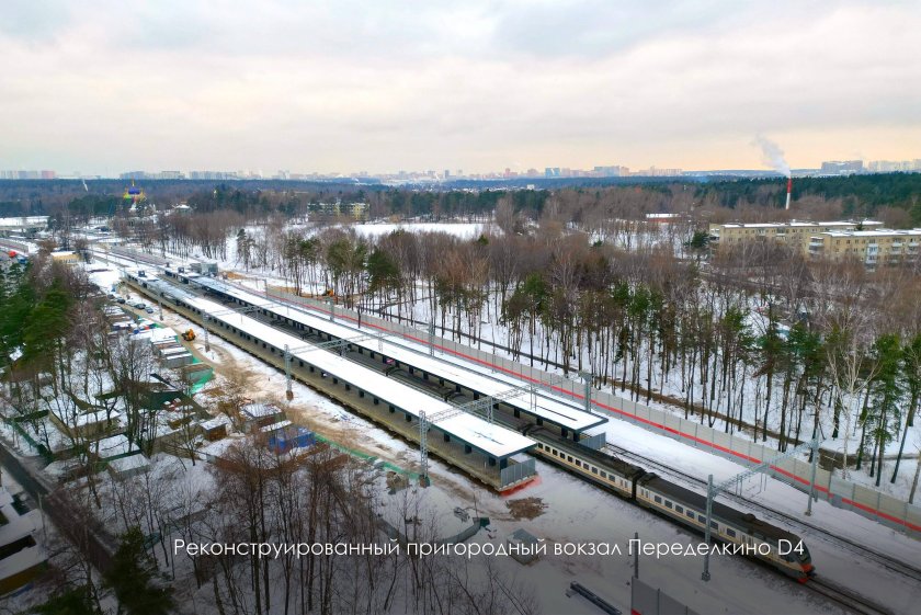 ЖД станция Переделкино