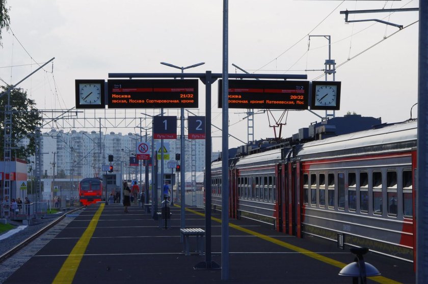 Станция Новопеределкино электричка