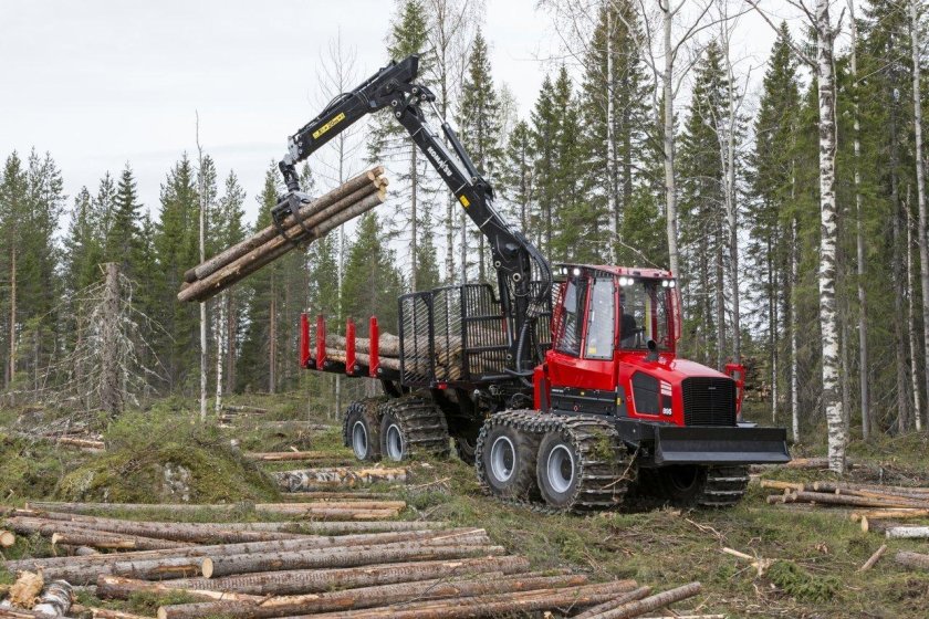 Форвардер Komatsu 875