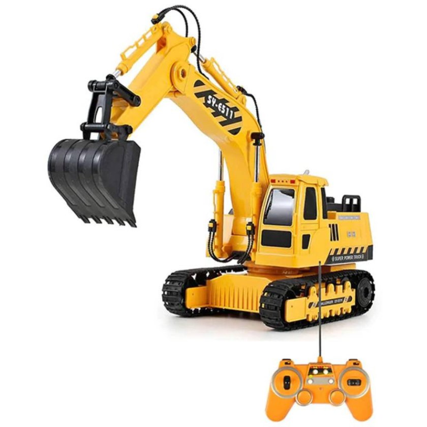 Экскаватор на пульте управления