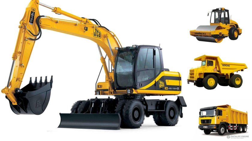 Экскаватор полноповоротный колесный