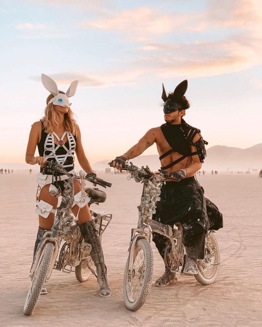 Фестиваль в пустыне Невада Burning man