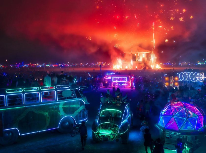 Burning man