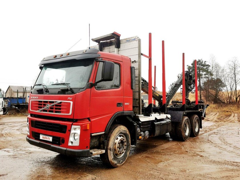 Вольво ф16 лесовоз
