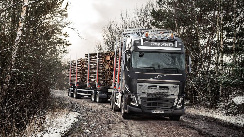 Volvo fh16 750 лесовоз