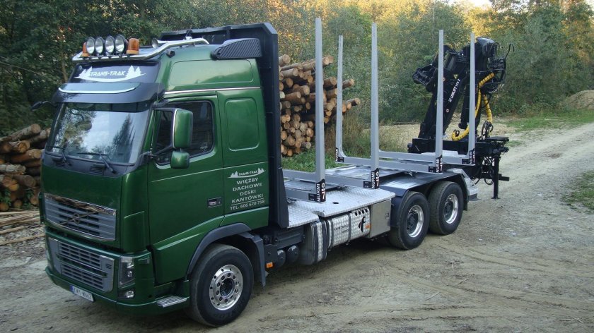Volvo fh16 750 лесовоз