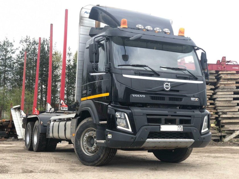Лесовоз Volvo FMX 500