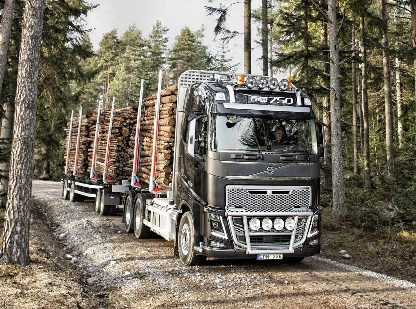 Вольво fh16 лесовоз