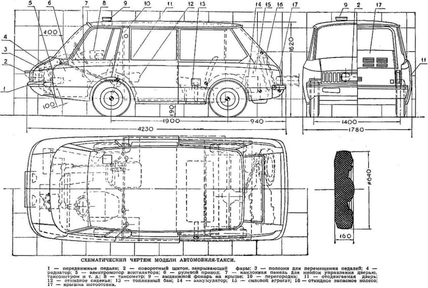 ВНИИТЭ пт такси чертежи