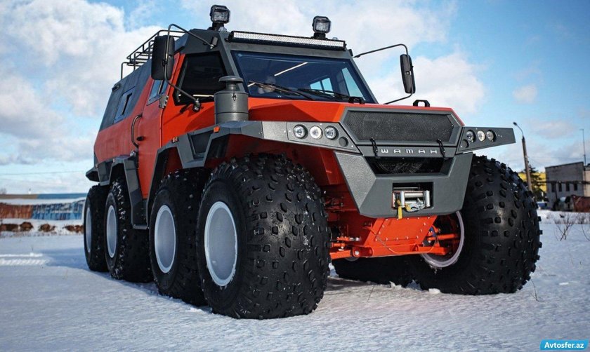 Вездеход авторос шаман 8x8