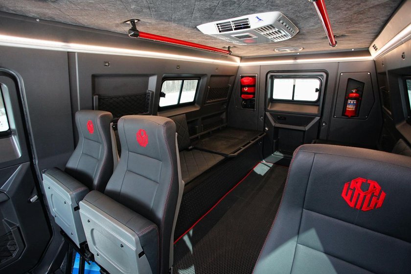 Вездеход шаман 8х8 салон