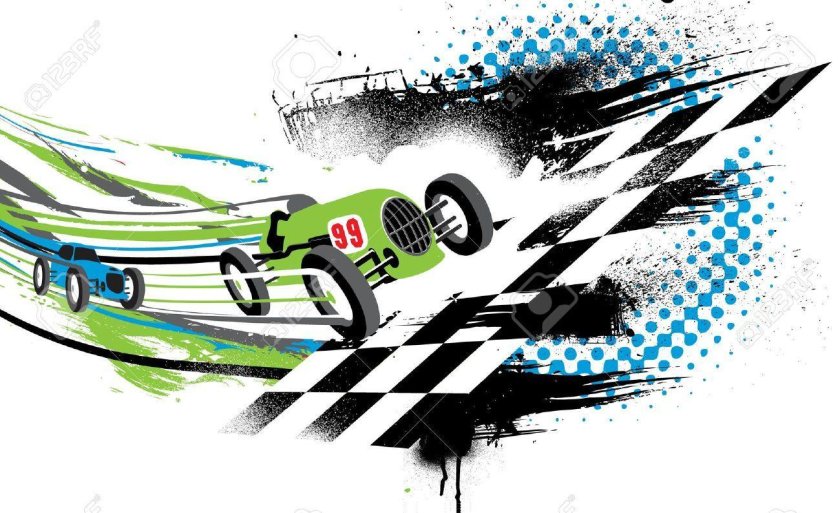 Гоночный фон