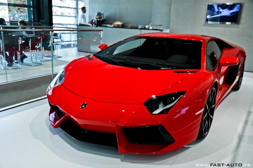 Lamborghini, Red, Aventador, lp700-4