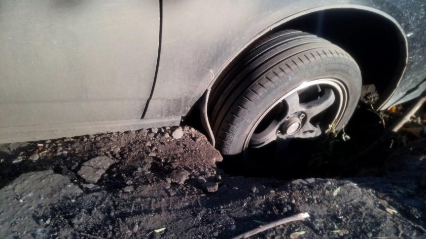 Колесо в яме