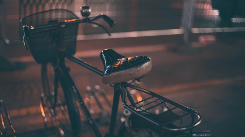 Велосипед ночью