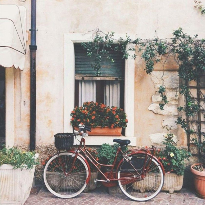 Велосипед в стиле ретро