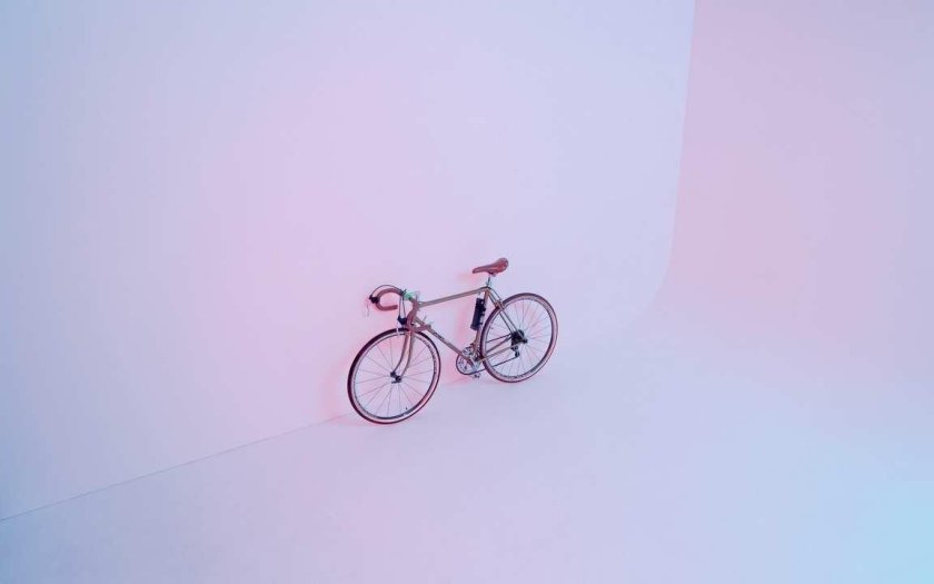 Велосипед розовый